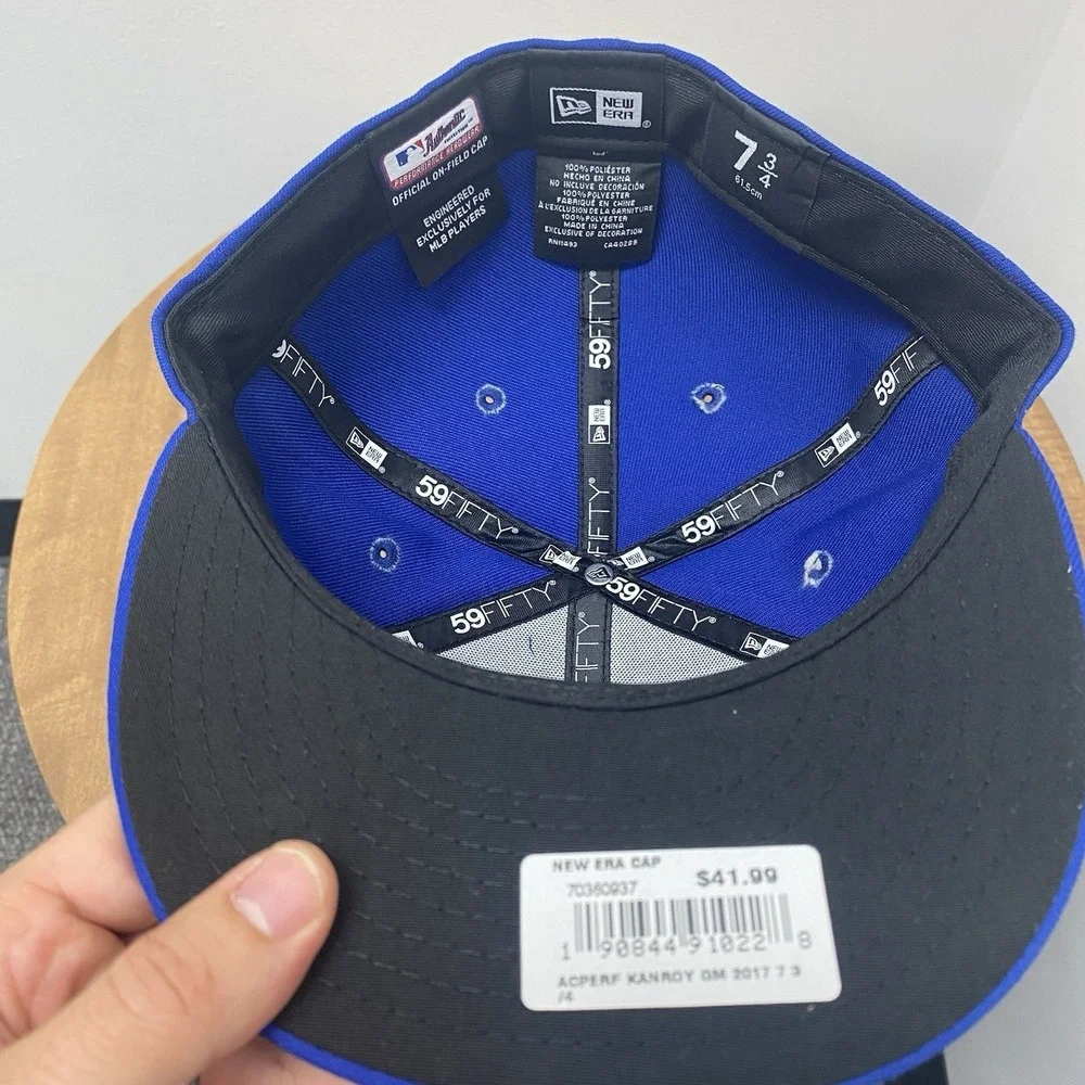 Kansas City Royals 7 3/4‎ New Era Authentic On-Field 59FIFTY Fitted Hat cap MLB